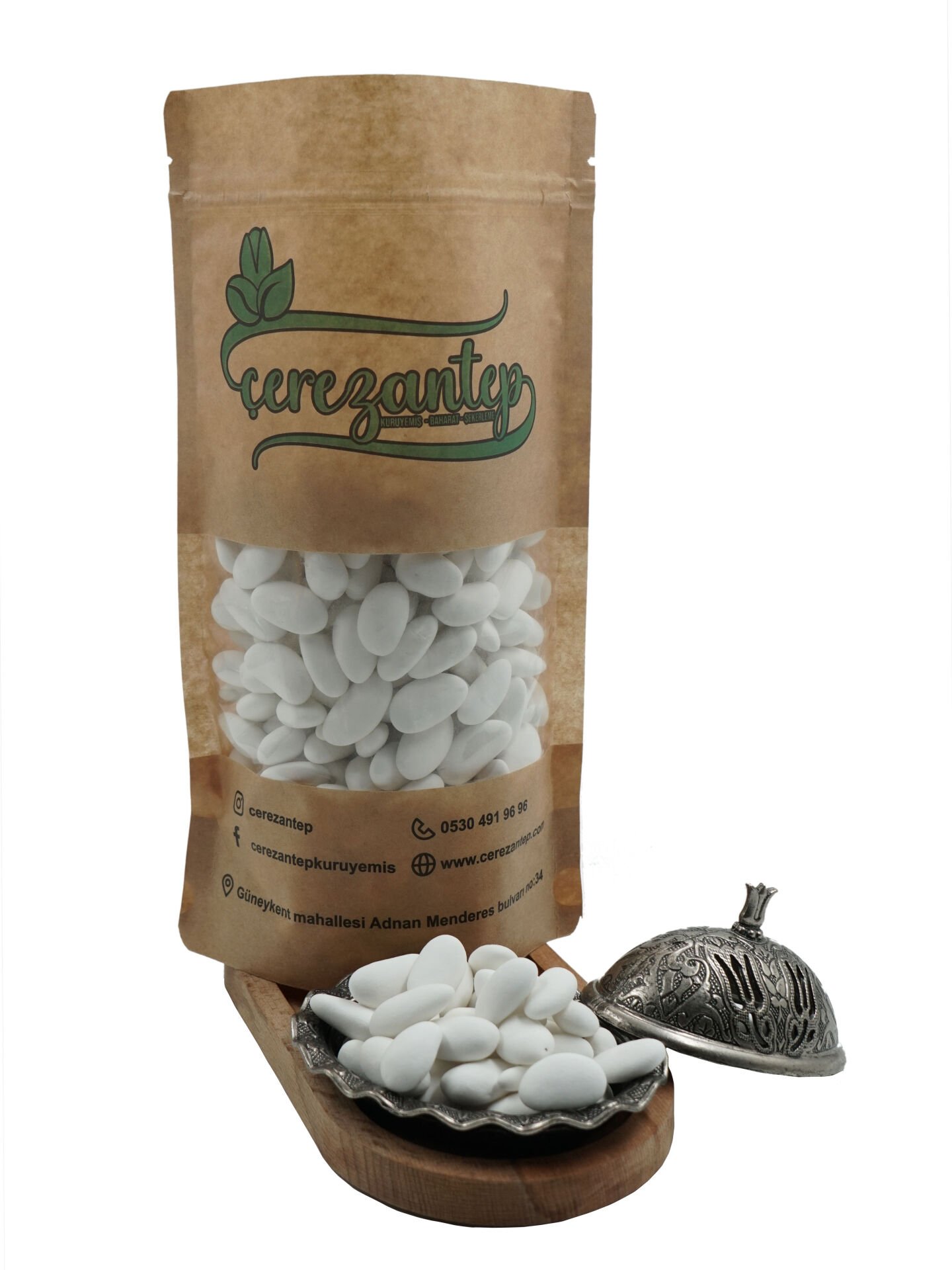 BADEM ŞEKERİ BEYAZ 250 GR
