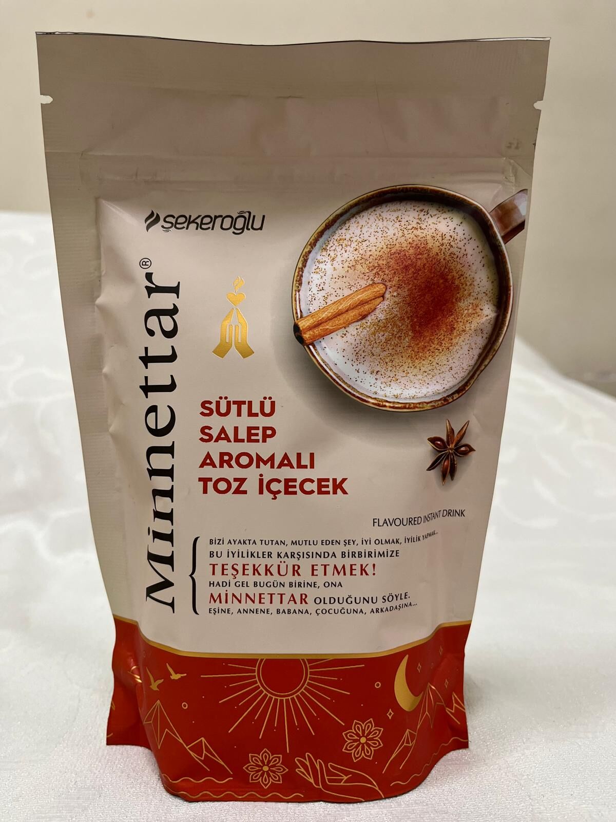 Minnettar Sütlü Salep Aromalı İçeçek